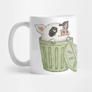 Spotted pig in a bucket Mug